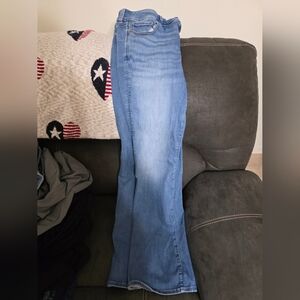 American Eagle Outfitters Medium Blue Wide Leg Jeans